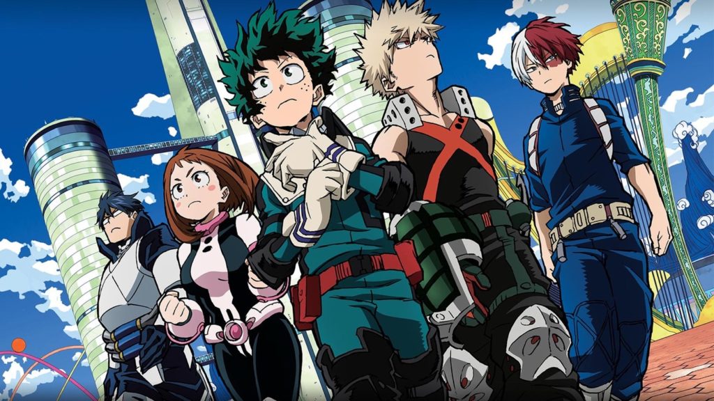 shows like my hero academia